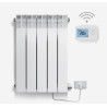 E-radiador 750 con termostato inalámbrico 5 elementos