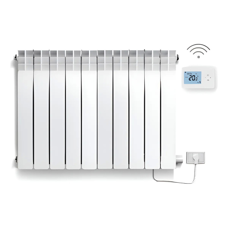 E-radiador 1500 con termostato inalámbrico | 10 elementos