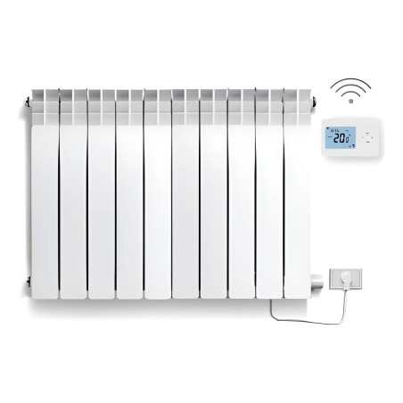 E-radiador 1500 con termostato inalámbrico | 10 elementos